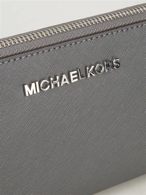 michael kors gray wallet|michael kors optic white wallet.